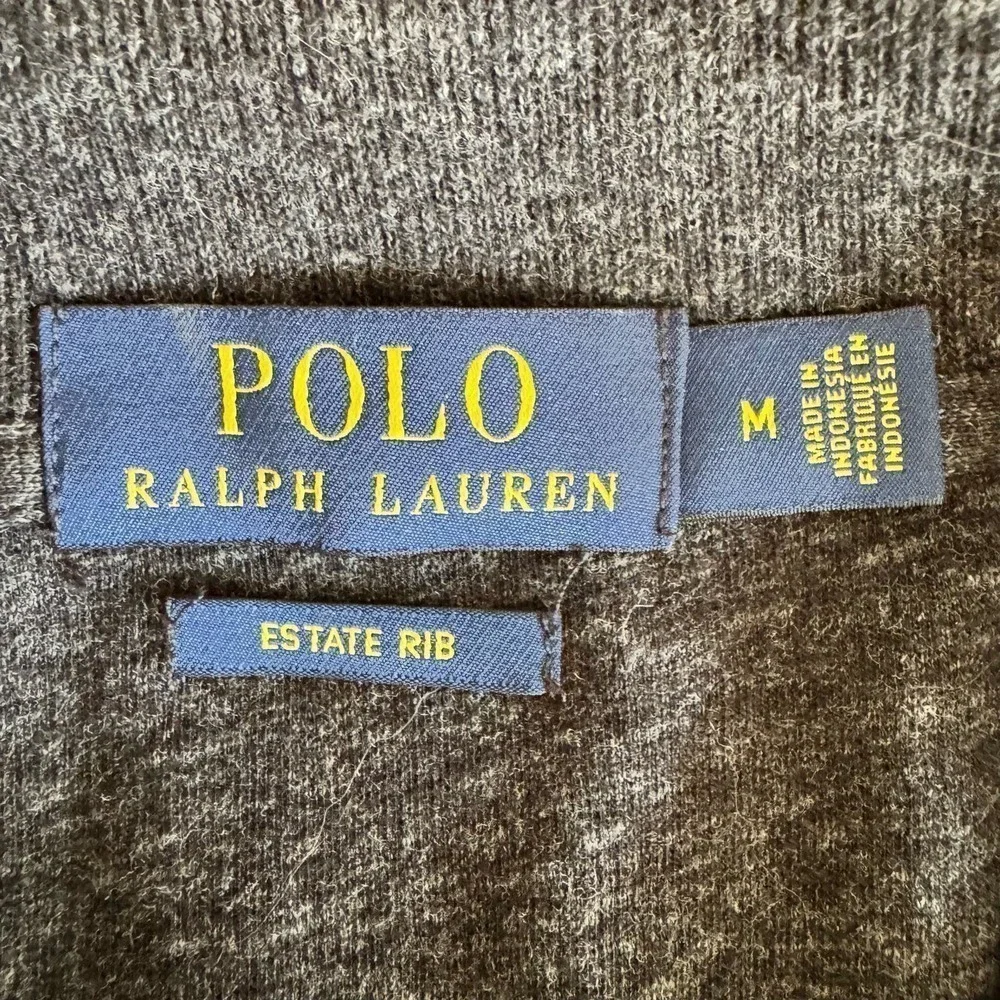 Polo Ralph Lauren 1/4 Zip Cotton Men’s Pullover Size Medium